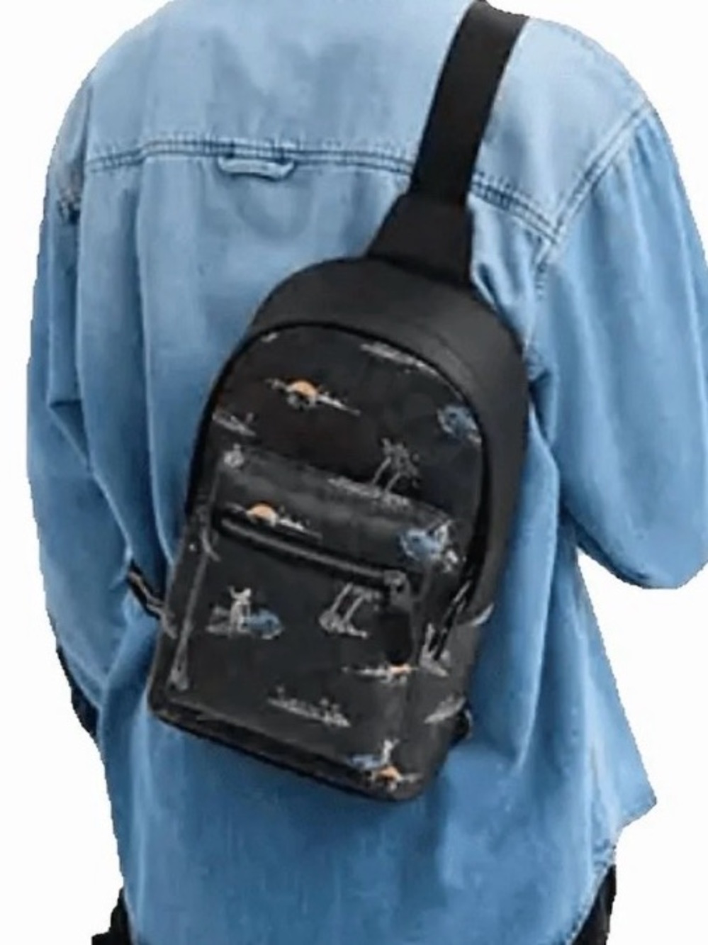 Coach West Pack In Signature Canvas W/Surf Print—Unisex—NEW W/Tags—$350–Great
